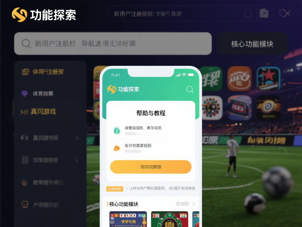 功能探索
新用户注册完成后，可通过客户端的导航栏