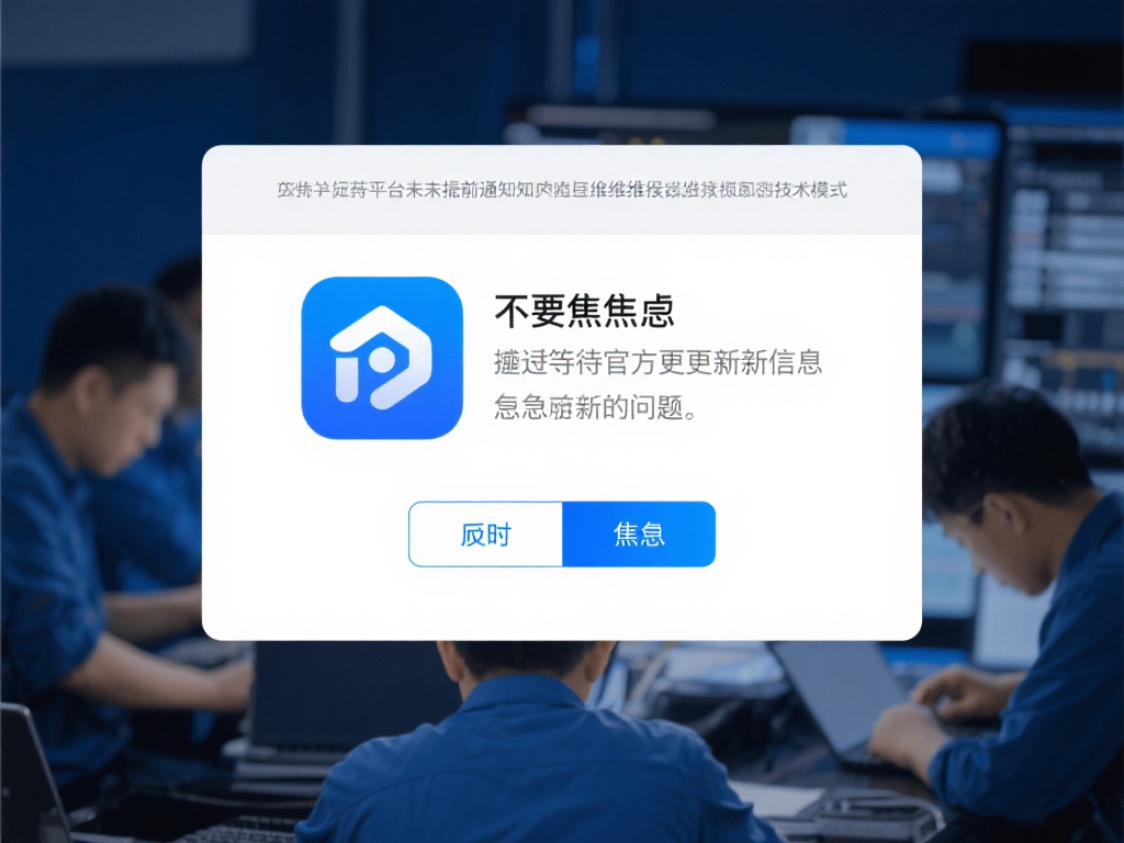 若平台未提前通知而突然进入维护模式，通常可能是技术